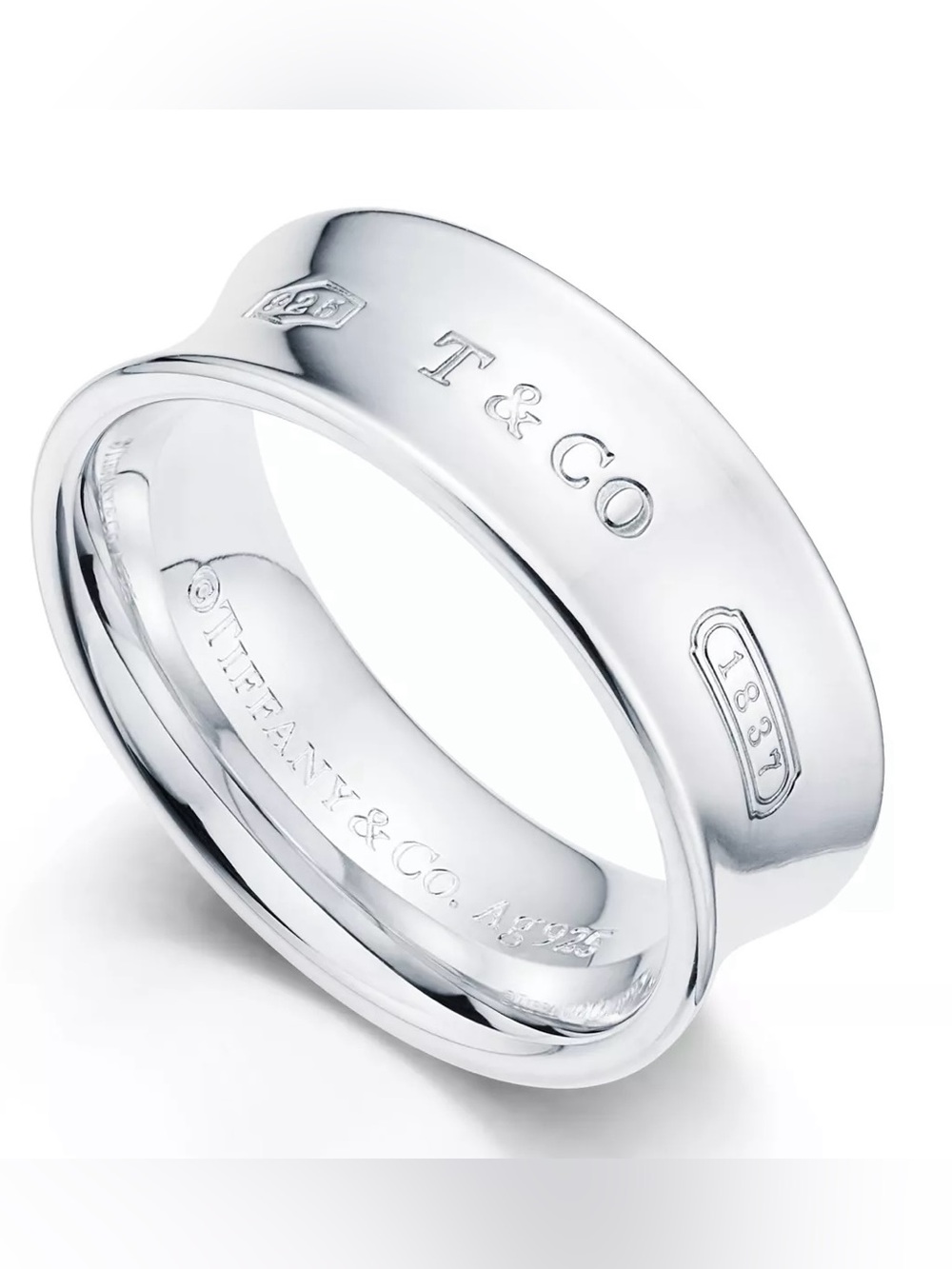 Tiffany 1837® Ring in Silver, Medium Width - Size 4